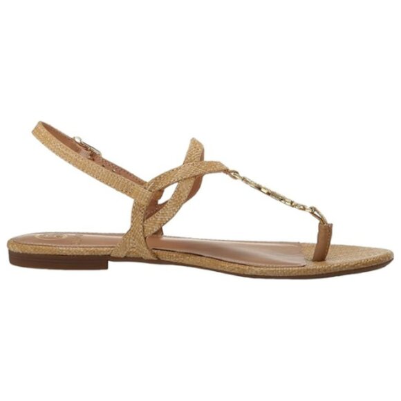 Sam & Libby Women's Pearl Flat Sandal Size 7 M PEARL NATURAL - Picture 6 of 6